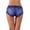 Blue, variant on Sngxgn Women's Underwear Cotton Mid Waisted Ladies Panties Full Coverage Briefs(Beige,M)