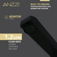 thumbnail image 5 of ANZZI 2-Handle 3-Hole 8 in. Widespread Bathroom Faucet With Pop-up Drain in Matte Black & Brushed Nickel, 5 of 8