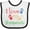White and Black, variant on Inktastic I Love My Grandparents Boys or Girls Baby Bib
