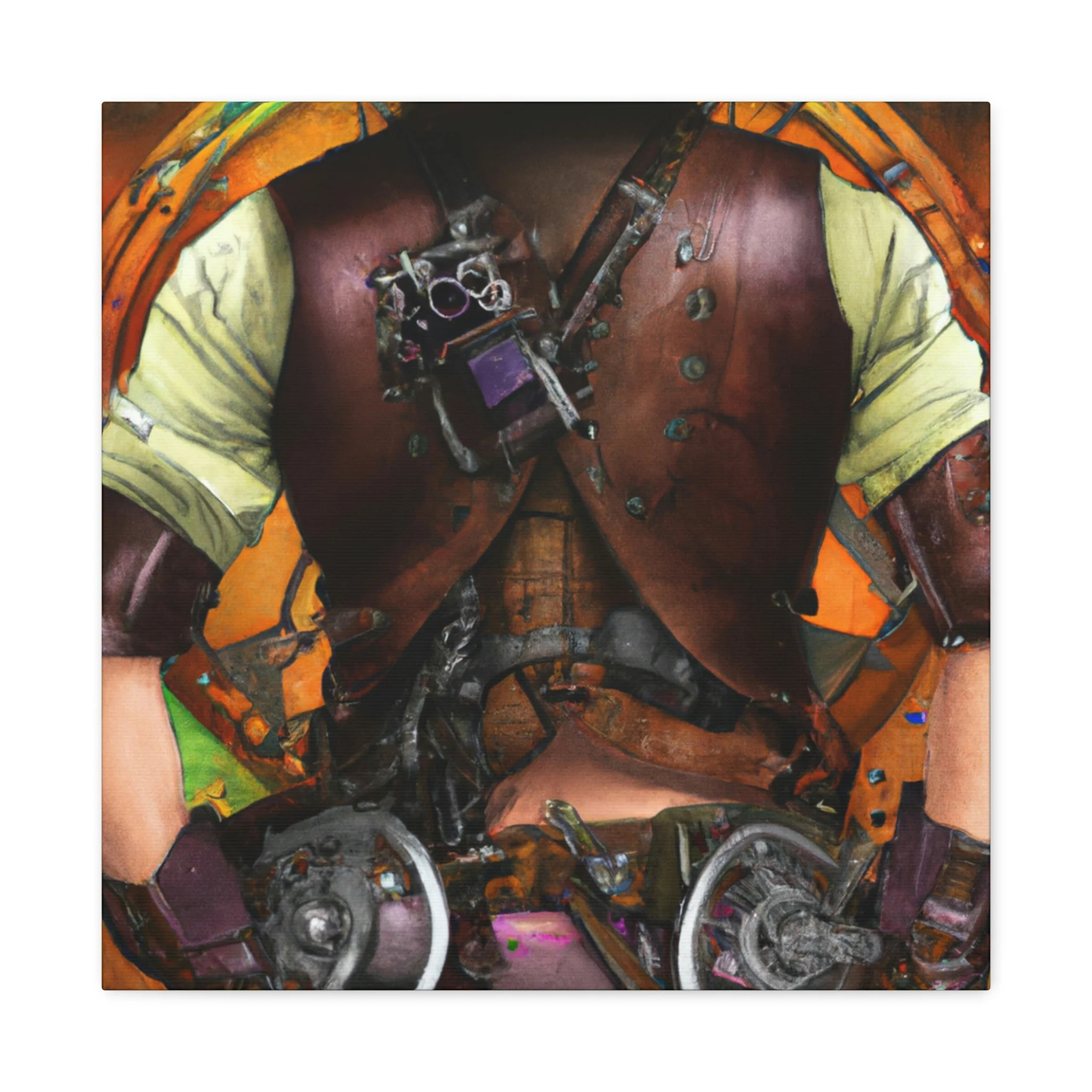 Leather Holster Mechanism - Canvas