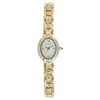 Elgin Ladies Goldtone and Austrian Crystal Watch, Mother of Pearl Dial