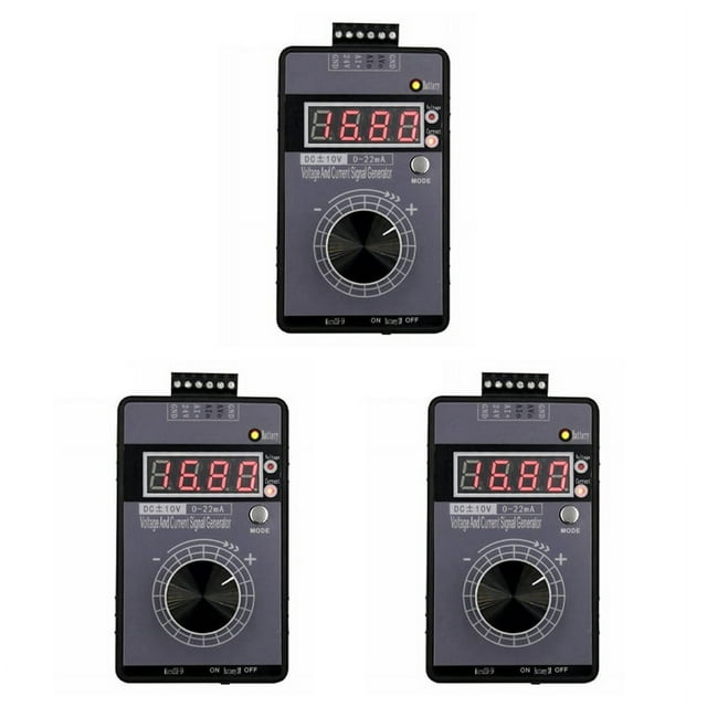 3X 4-20MA Current Voltage Signal Generator, Analog Simulator for PLC and Panel Debugging, Frequency Converter