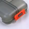 thumbnail image 5 of Portable Pill Box with 10 Compartments Removable Oval Shaped Plastic Pocket Pill Box for Camping Travel, 5 of 5