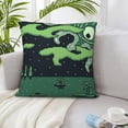 thumbnail image 5 of LNWH Decorative Pillow Covers, Pixel Monster Square Sofa Decorative Knit Pillow Case, 12"x12", 5 of 8