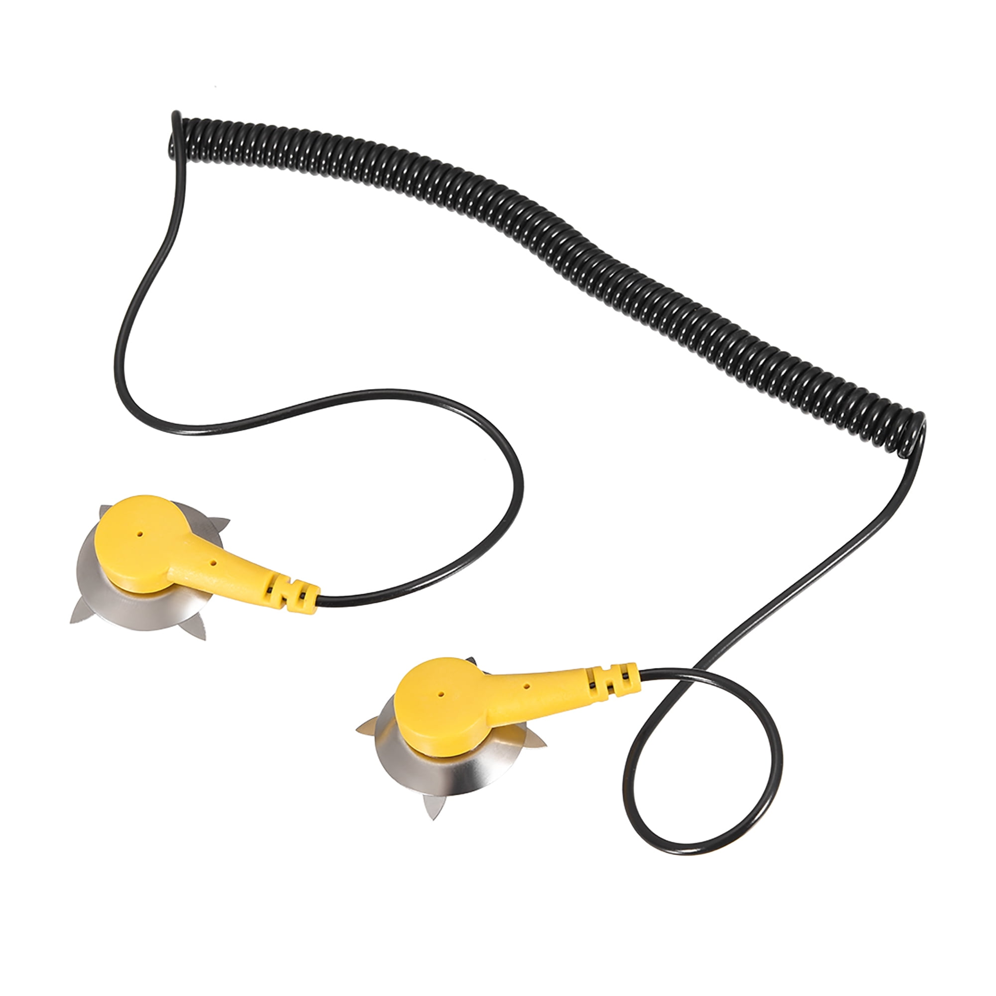 AntiStatic ESD Grounding Cable Coiled Cord, with Double Suction Cups 1pcs