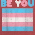 thumbnail image 3 of CafePress - Be You Transgender Flag LGBTQ Pride Month Vintage Women's Comfort Colors® T Shirt - Womens Comfort Colors® Shirt, 3 of 4