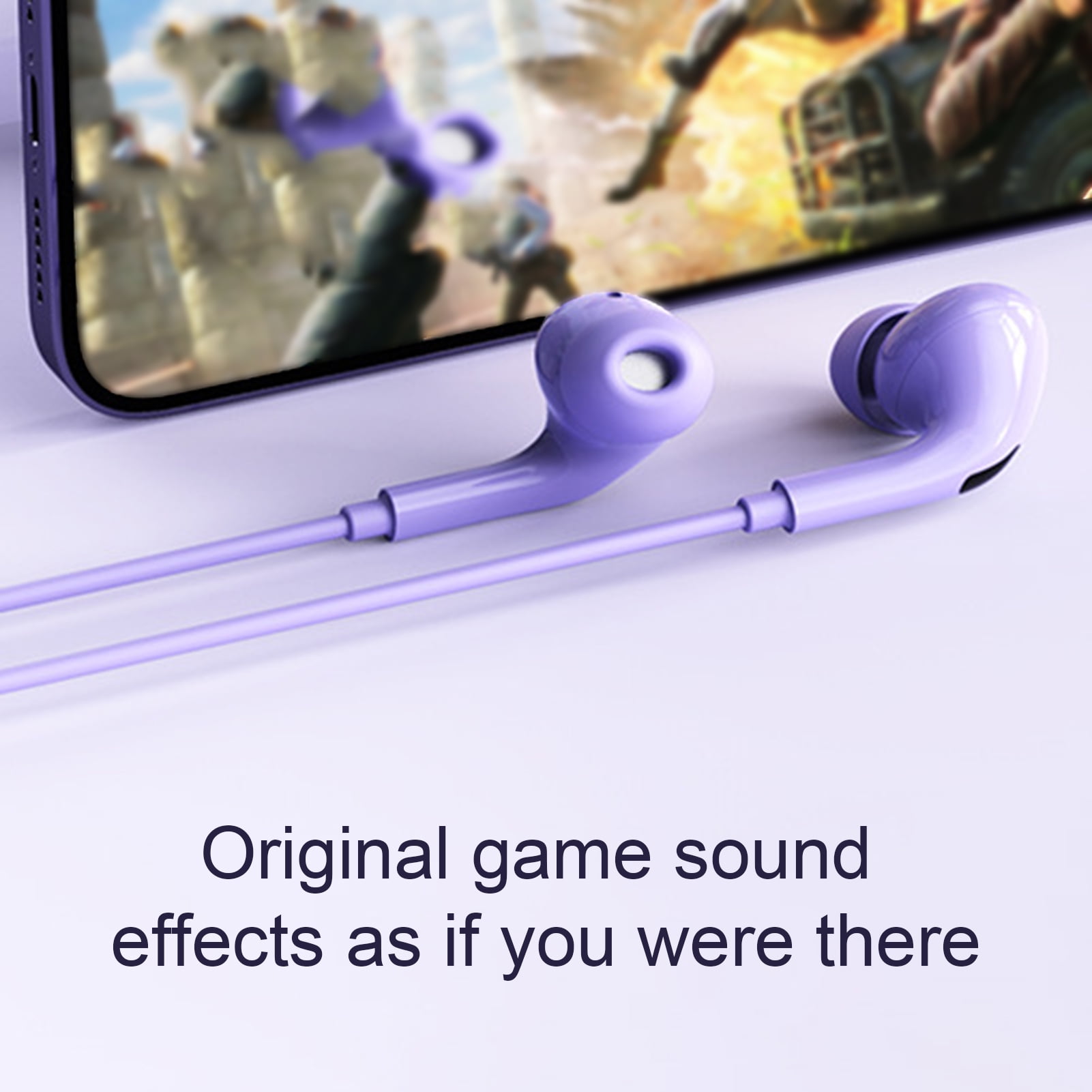 Fairnull Wired Earphones with Mic Enhanced Sound Quality