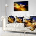 thumbnail image 3 of Designart Explosion of Light in Black - Abstract Throw Pillow - 12x20, 3 of 5