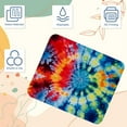 thumbnail image 3 of Tie-Dye Mouse Pad for Laptop Wireless Mouse Home Office Travel, Portable & Washable, 3 of 7