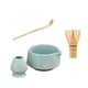 thumbnail image 3 of Juego de té matcha Cuenco para matcha con Juego de herramientas para hacer té hechas a mano Batidor de matcha de bambú japonés Kit para Cian, 3 of 9