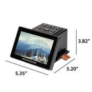 Magnasonic All-in-One 25MP Film Scanner with Large 5 Display & HDMI, Converts 35mm/126/110/Super 8 Film & 135/126/110 Slides into Digital Photos, Built-in Memory (FS70)