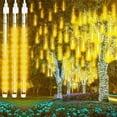 thumbnail image 3 of 1/2/3/4 Set Meteor Shower Rain String Lights Street Fairy Garlands Christmas Tree Decorations for Outdoor New Year Garden Lights, 3 of 5