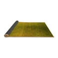thumbnail image 2 of Ahgly Company Indoor Round Oriental Yellow Industrial Area Rugs, 3' Round, 2 of 4