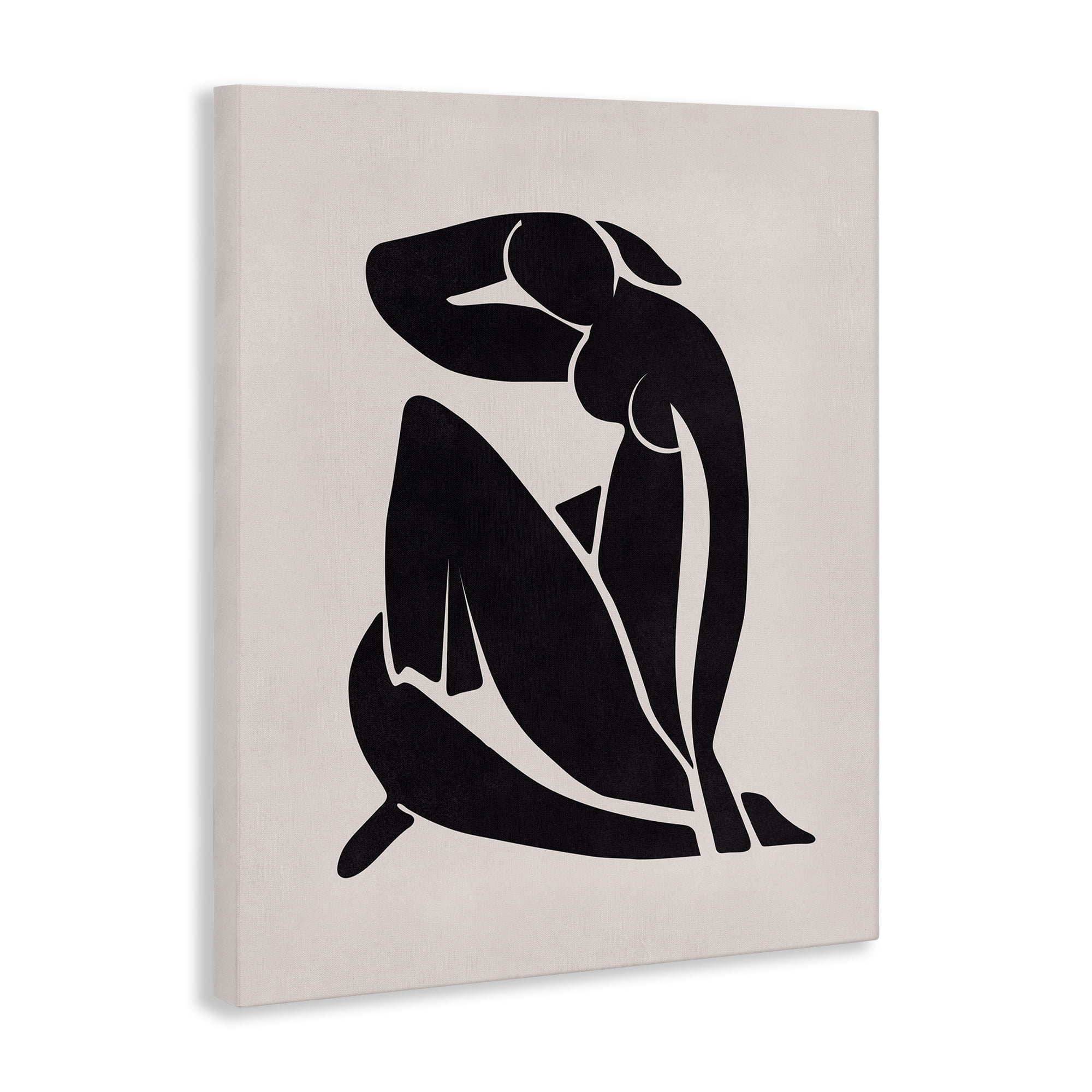 Stupell Industries Midcentury Boho Figure People Painting Wrapped Canvas Art Print Wall Art, 16 x 20