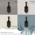 thumbnail image 6 of Amerock Alder Transitional Double Prong Oil-Rubbed Bronze Wall Hook, 6 of 9