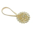 thumbnail image 5 of Home Decor: 4-Pack Magnetic Crystal Flower Curtain Tiebacks, 5 of 5
