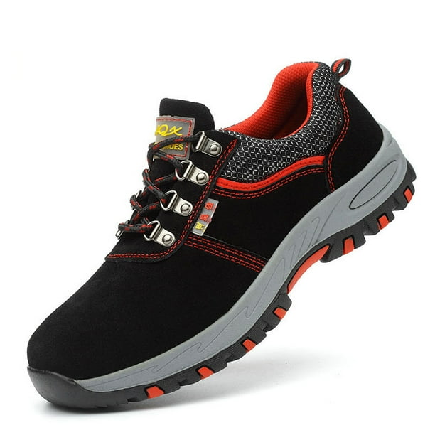 UMYOGO Steel Toe Sneakers for Men Safety Construction Work Shoes Men