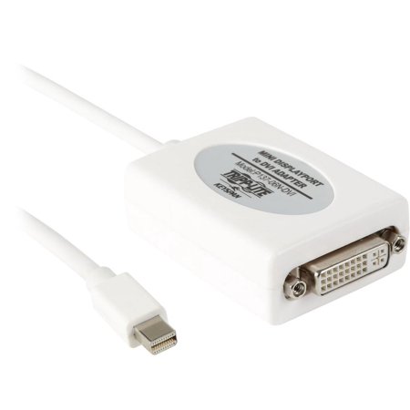 UPC: 0037332158888 | Tripp Lite Keyspan Mini DisplayPort to DVI Cable Adapter Converter for MDP to DVI (M/F) 1920×1200/1080p 6-in. (P137-06N-DVI)