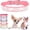 Pink, variant on Mumup 1Pack Dog Collar Girl with Bow, Female Rhinestone Puppy Collar Bling Diamond Sparkly Crystal Jewelry Cute Adjustable for XXS Small Medium Cat Pet Kitten Yorkie