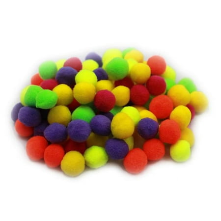 UPC: 0026487691166 | Charles Leonard CHL69116 0.5 in. Hot Pom Poms Assorted Color – 100 Count