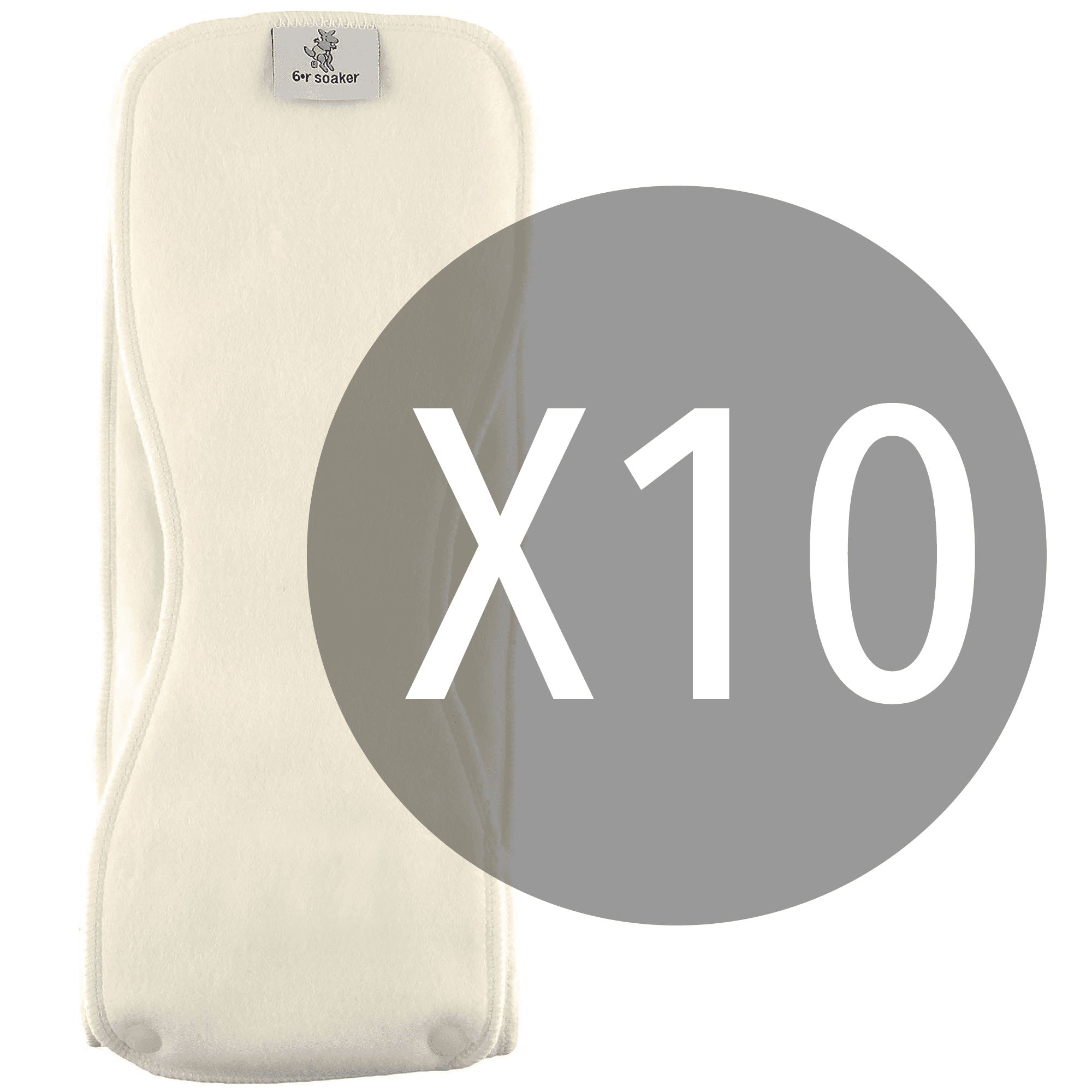 Kanga Care Rumparooz Rayon from Bamboo 6R Soaker, 10 Count