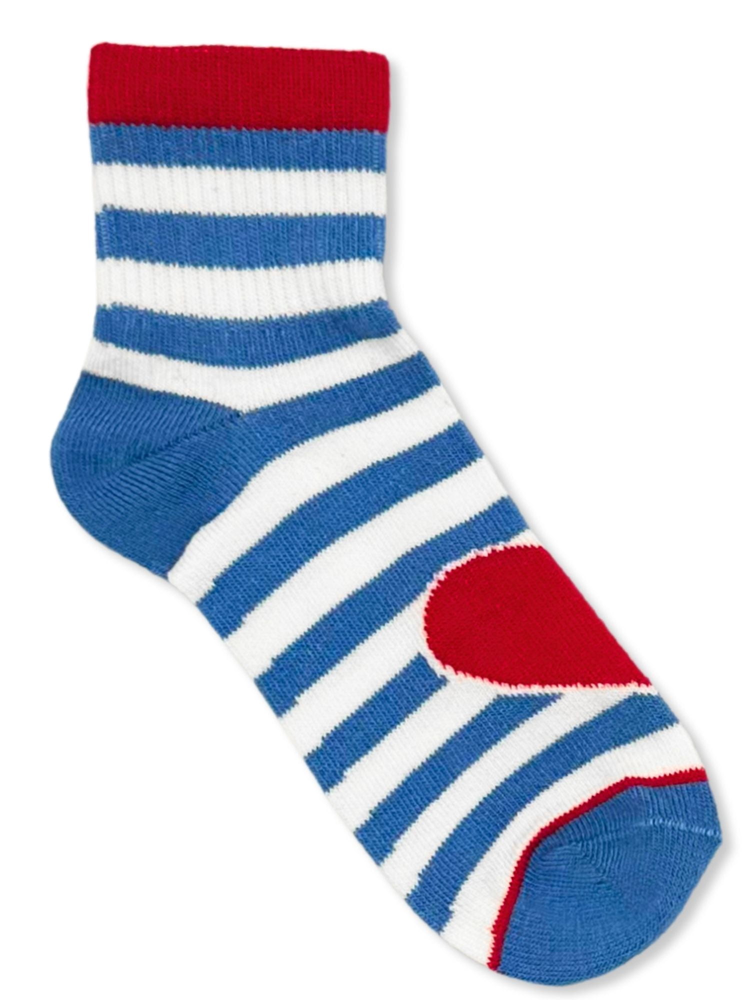 Wonder Nation Girls Ankle Stripe Socks, 10-Pack, Sizes S-L