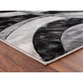 thumbnail image 4 of MDA Home Orelsi Gray Contemporary Polypropylene Area Rug - 3'9" x 5'9", 4 of 4