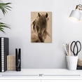 thumbnail image 3 of Elephant Stock Freedom Horse Wall Art - Vertical Canvas Wall Art - Hallway Wall Decor - Animal Canvas - Beige And Brown Decor By Lisa Dearing - 8" x 12", 3 of 8