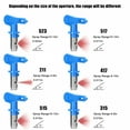 thumbnail image 3 of ZEPARO Spray Tips for Airless Sprayer Airless Paint Spray Guns Nozzles Set, 3 of 7