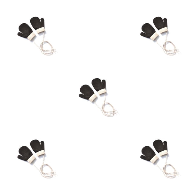 Manoplas para niños Minnieouse con cuerda marrón
