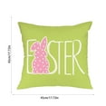thumbnail image 3 of Easter Savings! Boovnll Easter Pillow Covers 18x18", Cute Easter Bunny Printing Easter Pillow Covers for Home, Bedroom, Living Room, Couch, Sofa, Party Decor, Easter Decorations, 3 of 6