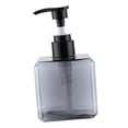 thumbnail image 4 of 1 botella dispensadora de jabón, manual, loción líquida, contenedor reutilizable para lavado de manos. 250ml Gris, 4 of 9