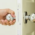 thumbnail image 1 of AURARMLET 2Pcs Stainless Steel Door Strike Plate for Office Security 10.2X1.2X0.3In, 1 of 8