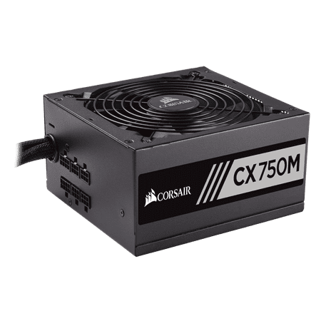 Corsair CX Series CX750M 750W 80 PLUS Bronze Certified Modular ATX Power Supply