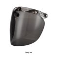 thumbnail image 3 of keepw Effective Protection Colourful Helmet Bubble Visor Motorcycle Helmet Bubble Visor Wide Compatibility dark tea, 3 of 6