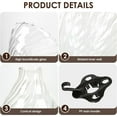 thumbnail image 4 of Pour over Coffee Dripper Coffee Filter for 1-4 Cups Reusable Coffee Maker Heat- Glass y9233, 4 of 6