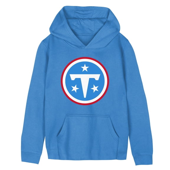 Preschool Light Blue Tennessee Titans Primary Logo Fleece Hoodie