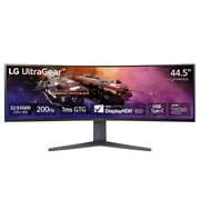 LG 45 UltraGear™ QHD 1ms 200Hz Curved Gaming Monitor with USB Type-C™ - 45GR75DC-B
