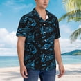 thumbnail image 5 of Daiia Spacecraft Hawaiian Shirt for Men Gentle Cotton Regular Short Sleeve Casual-Small, 5 of 9