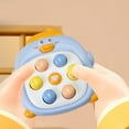 thumbnail image 4 of Light Blue Children Ducks Whack A Mole Game Pressing Toy, Mini Console Parent Child Interactive Puzzle Safe, 4 of 7
