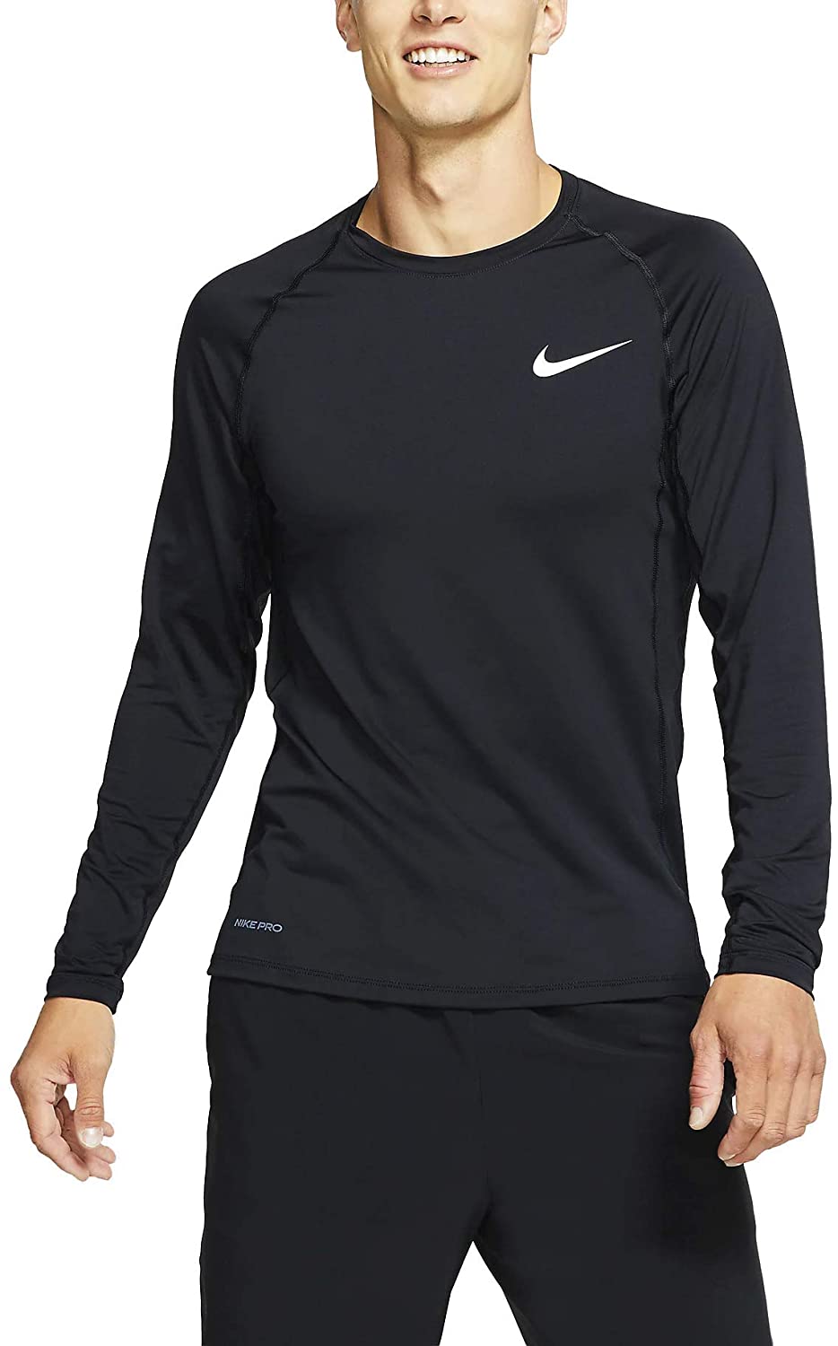 Rafflesia Arnoldi sábado Inocente Nike Men's Pro Slim Fit Long Sleeve Shirt - Walmart.com