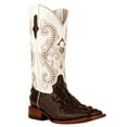 thumbnail image 2 of Ferrini Womens Rancher  Print Embroidered Square Toe Cowboy  Mid Calf Dress, 2 of 5