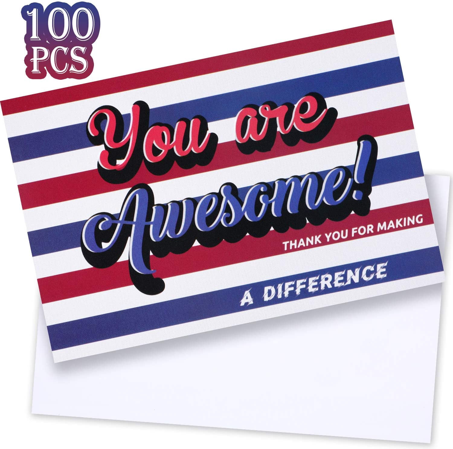 "You are all kinds of awesome!" Quoted. Greeting Card