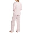 thumbnail image 2 of Karen Neuburger Womens Cardigan Jersey Knit Pajama Set Style-RLN0096, 2 of 2