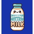 thumbnail image 2 of "Powered By Milk" Youth Royal Blue Long Sleeve Hoodie-XL, 2 of 3