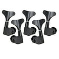 thumbnail image 3 of Xingzhi String Tuning Peg Tuner Sealed Machine Head Button for Bass Part Black 2R3L Black 2 left 3 right, 3 of 6