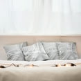 thumbnail image 3 of Ambesonne Abstract Throw Pillow Cover 4 Pack, Lines Curves Balls, 18", Dimgray Grey White, 3 of 6