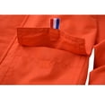 thumbnail image 3 of Hiheart Boys Girls Water Resistance Hooded Jackets Cotton Lined Rain Jackets Orange 8-9 yrs, 3 of 7