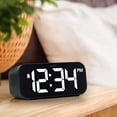 thumbnail image 4 of La Crosse Technology Dark Green Insta-Set Digital LED Alarm Clock with Bluetooth Technology, 617-714G-INT, 4 of 6