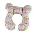 thumbnail image 4 of Almohada para el cuello del bebé,Almohada de apoyo para el cuello del bebé Reposacabezas en forma de U,Almohada de viaje para bebé con soporte para el cuello para recién Flores de colores, 4 of 9